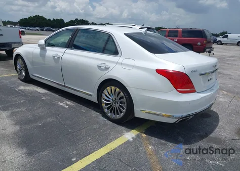 2017 Genesis G90 Ultimate z USA, uszkodzony, nr VIN KMHG54JH2HU031133